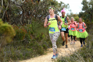 Event runners in fun shirts