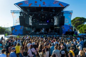 The Drop stage on the Torquay Common